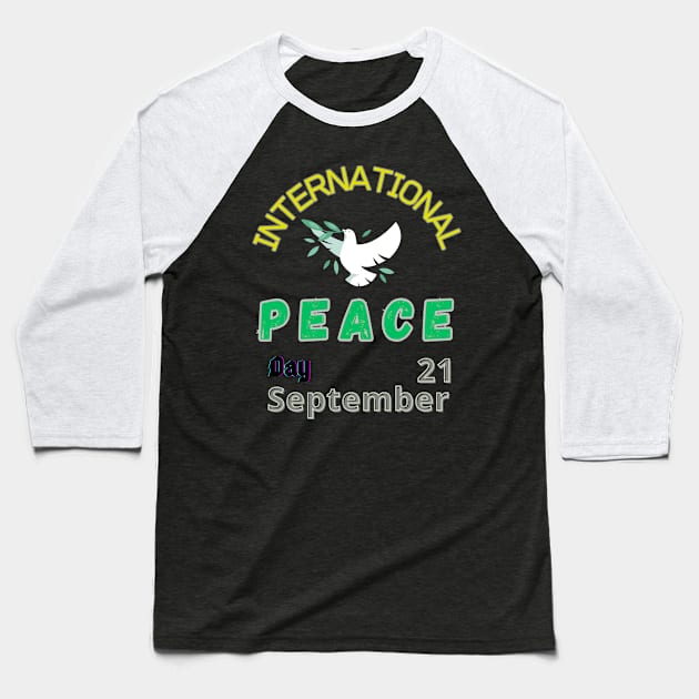 World Peace Fest Baseball T-Shirt by benzshope